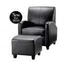 CLUB CHAIR + STOOL