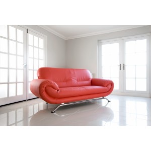 2 Seater Red Sofa